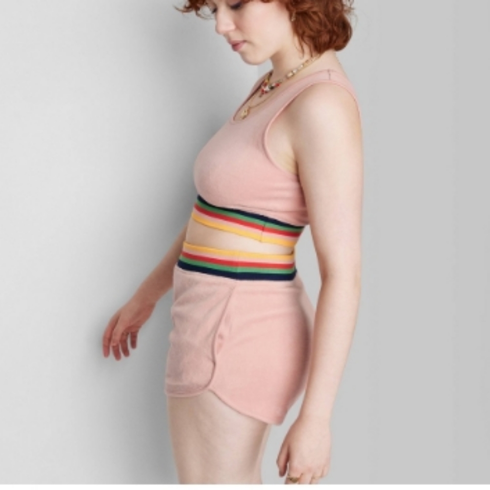 3/$18 Wild Fable Mid-Rise Velour Shorts